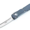 Microtech 123-4GY Ultratech T/E - Gray Handle - Contoured - Satin Blade