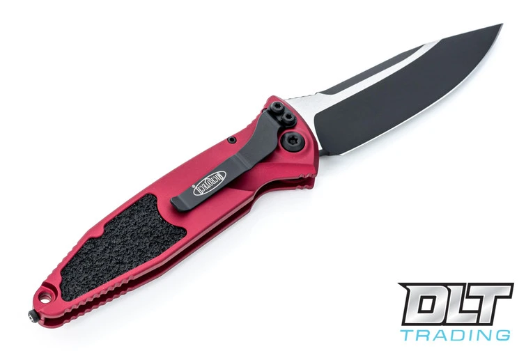 Microtech 160A-1RD SOCOM Elite S/E - Red Handle - Black Blade 2 Microtech 160A-1RD SOCOM Elite S/E - Red Handle - Black Blade - Image 2