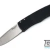 Pro-Tech Magic BR-1 Bolster Release - Black Handle - Stonewashed Blade