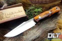 Ultra Lite Field Knife Desert Ironwood Burl - Black Liners #4