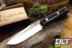 Ultra Lite Field Knife Black G-10 - Yellow Liners - Brass Pins