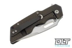 Attn2Detail MK 1 Medium Batwing Grind - Satin S35VN - Contoured Bronze Barbell Titanium -Knife Online Shop attn2detail 907244 43869.1662651771