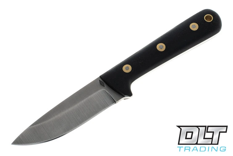 Battle Horse Woodsman Pro - Saber Ground - Black Micarta - Matte 1 Battle Horse Woodsman Pro - Saber Ground - Black Micarta - Matte