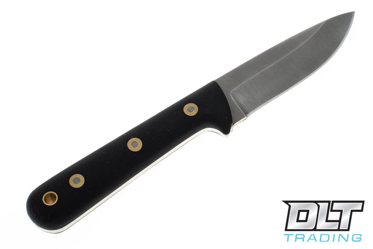 Battle Horse Woodsman Pro - Saber Ground - Black Micarta - Matte 2 Battle Horse Woodsman Pro - Saber Ground - Black Micarta - Matte - Image 2