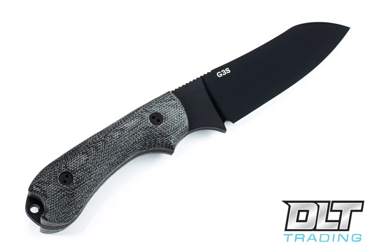 Bradford Guardian 3 Cru-Wear - 3D Black Micarta - Sheepsfoot - Black DLC 2 Bradford Guardian 3 Cru-Wear - 3D Black Micarta - Sheepsfoot - Black DLC - Image 2