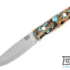 Bushcrafter II Gunmetal Cholla Cactus With Turquoise #3