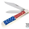 Case Small Swell Center Jack - Patriotic Smooth Natural Bone