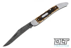 Case Old Dog X Tony Bose - Dark Molasses Bone - Damascus -Knife Online Shop case 1212250 72718.1670964784