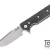 Chaves TAK Drop Point - Black Micarta
