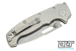 Demko MG AD20S Elmax - Slotted Drop Point - Lightweight Textured Titanium -Knife Online Shop demko ad20s 722224 63908.1658761143