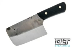 Edge Knife Works Herb Chopper - Black Canvas Micarta #2