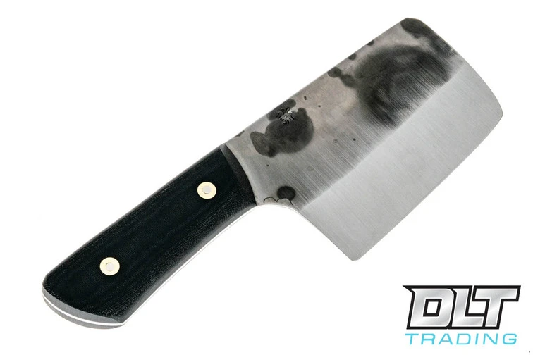 Edge Knife Works Herb Chopper - Black Canvas Micarta #2 2 Edge Knife Works Herb Chopper - Black Canvas Micarta #2 - Image 2