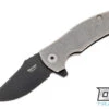Les George ESV Flipper - Stonewashed Handle - DLC Blade