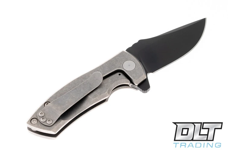 Les George ESV Flipper - Stonewashed Handle - DLC Blade 2 Les George ESV Flipper - Stonewashed Handle - DLC Blade - Image 2