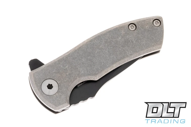 Les George ESV Flipper - Stonewashed Handle - DLC Blade 3 Les George ESV Flipper - Stonewashed Handle - DLC Blade - Image 3