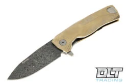 LionSteel ROK - Damascus - Gold Titanium