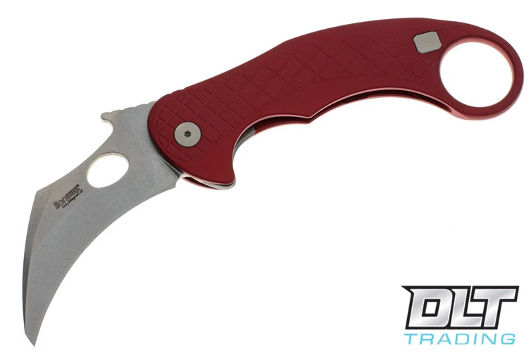 LionSteel L.E. One - Red - Stonewashed MagnaCut Blade 1 LionSteel L.E. One - Red - Stonewashed MagnaCut Blade
