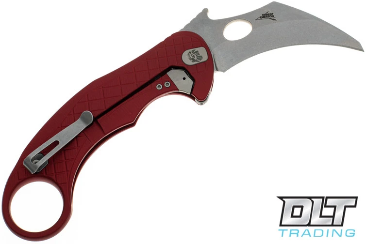 LionSteel L.E. One - Red - Stonewashed MagnaCut Blade 2 LionSteel L.E. One - Red - Stonewashed MagnaCut Blade - Image 2