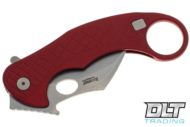 LionSteel L.E. One - Red - Stonewashed MagnaCut Blade 3 LionSteel L.E. One - Red - Stonewashed MagnaCut Blade - Image 3