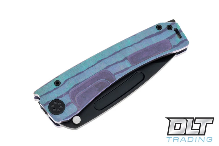 Medford Marauder H Tanto - PVD S45VN - Aqua & Violet Horizontal Tremor Sculpting - PVD H… 3 Medford Marauder H Tanto - PVD S45VN - Aqua & Violet Horizontal Tremor Sculpting - PVD H… - Image 3