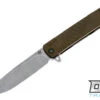 Medford M-48 - Tumbled S35VN - Yellow Aluminum & PVD Titanium - PVD Hardware & Clip