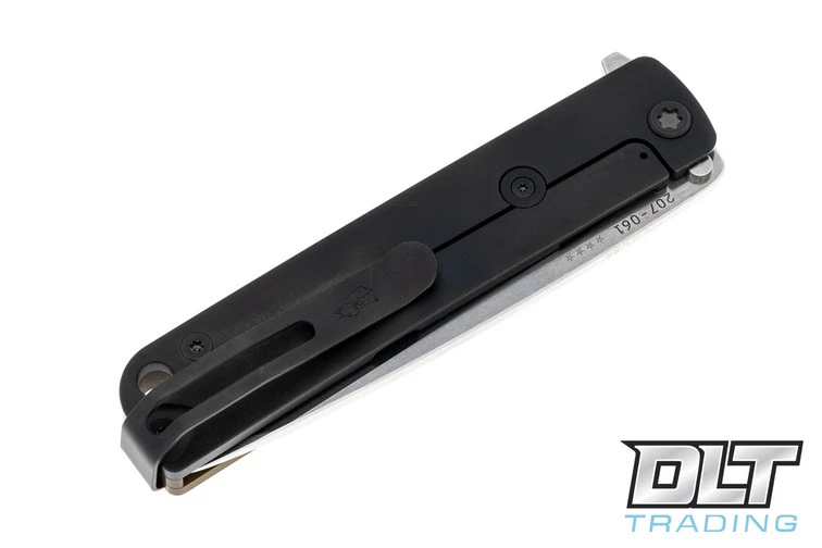 Medford M-48 - Tumbled S35VN - Yellow Aluminum & PVD Titanium - PVD Hardware & Clip 4 Medford M-48 - Tumbled S35VN - Yellow Aluminum & PVD Titanium - PVD Hardware & Clip - Image 4