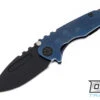 Medford Micro Praetorian T Drop Point - PVD S45VN -Blue Titanium - PVD Hardware & Clip