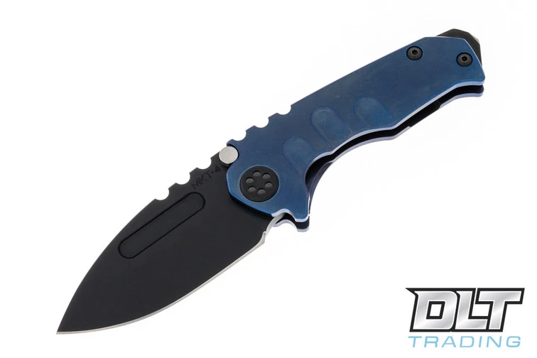Medford Micro Praetorian T Drop Point - PVD S45VN -Blue Titanium - PVD Hardware & Clip 1 Medford Micro Praetorian T Drop Point - PVD S45VN -Blue Titanium - PVD Hardware & Clip