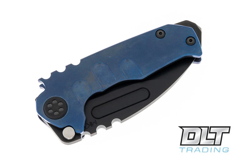 Medford Micro Praetorian T Drop Point - PVD S45VN -Blue Titanium - PVD Hardware & Clip 4 Medford Micro Praetorian T Drop Point - PVD S45VN -Blue Titanium - PVD Hardware & Clip - Image 4