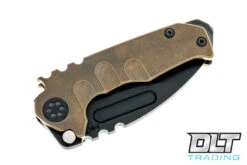 Medford Micro Praetorian Drop Point - PVD S45VN - Bronze Titanium - PVD Hardware & Clip -Knife Online Shop medford 30323024 63499.1678217071