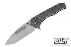 Medford Praetorian Slim Flipper Tanto - Tumbled S35VN - Flamed & Blue - Flamed Hardware …