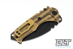 Medford Praetorian T Tanto - PVD S45VN - Brass Bark Sculpting - PVD Hardware - Brass Cli… -Knife Online Shop medford praetorian 1230436 64449.1672681925