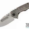 Medford Praetorian Genesis T Drop Point - Tumbled S35VN - Tumbled Titanium - PVD Hardwar…