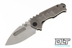 Medford Praetorian Genesis T Drop Point - Tumbled S35VN - Tumbled Titanium - PVD Hardwar…