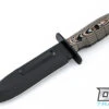 Medford USMC Fighter - Black PVD S35VN Blade - Marine Camo G-10