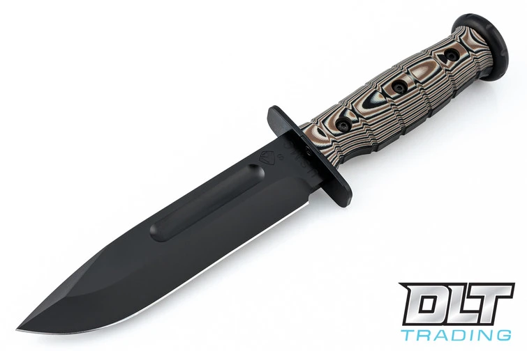 Medford USMC Fighter - Black PVD S35VN Blade - Marine Camo G-10 1 Medford USMC Fighter - Black PVD S35VN Blade - Marine Camo G-10