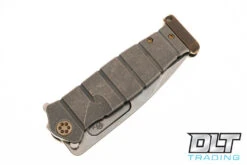 Medford USMC Fighter Flipper - Tumbled MagnaCut - Tumbled Titanium - Bronze Hardware & C… -Knife Online Shop medford usmc fighter flipper tumbled magnacut 104299 65019.1664984180