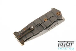 Medford USMC Fighter Flipper - Tumbled MagnaCut - Tumbled Titanium - Bronze Hardware & C… -Knife Online Shop medford usmc fighter flipper tumbled magnacut 104300 57557.1664984180