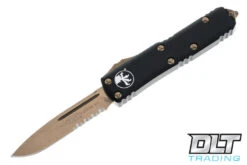 Microtech 231-14 UTX-85 S/E - Black Handle - Bronze Blade