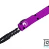 Microtech 122-2VI Ultratech D/E - Violet Handle - Black Blade