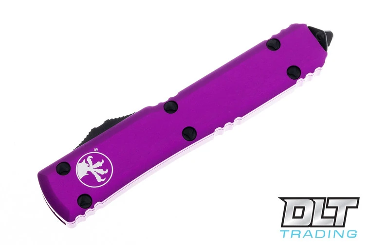 Microtech 122-2VI Ultratech D/E - Violet Handle - Black Blade 3 Microtech 122-2VI Ultratech D/E - Violet Handle - Black Blade - Image 3