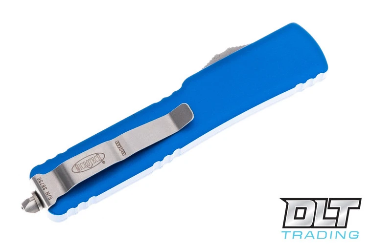 Microtech 149-10BL UTX-70 T/E - Blue Handle - Stonewashed Blade 4 Microtech 149-10BL UTX-70 T/E - Blue Handle - Stonewashed Blade - Image 4