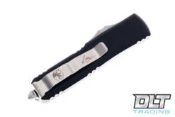 Microtech 719-10S UTX-85 Hellhound - Black Handle - Stonewashed Blade - Signature Series -Knife Online Shop microtech 1013413 03604.1665685617