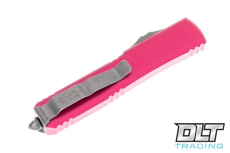 Microtech 122-10APPK Ultratech D/E - Pink Handle - Apocalyptic Blade 4 Microtech 122-10APPK Ultratech D/E - Pink Handle - Apocalyptic Blade - Image 4