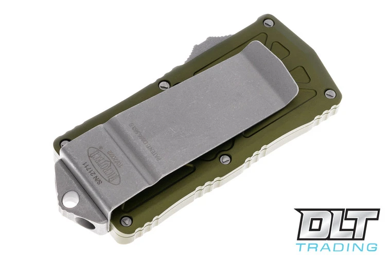 Microtech 157-12APOD Exocet D/E - OD Green Handle - Apocalyptic Blade 4 Microtech 157-12APOD Exocet D/E - OD Green Handle - Apocalyptic Blade - Image 4