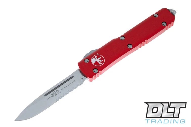 Microtech 121-11RD Ultratech S/E - Red Handle - Stonewashed Blade 1 Microtech 121-11RD Ultratech S/E - Red Handle - Stonewashed Blade