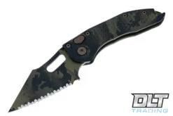 Microtech 169-3OCS Stitch S/E - Olive Camo Handle - Olive Camo Blade - Signature Series
