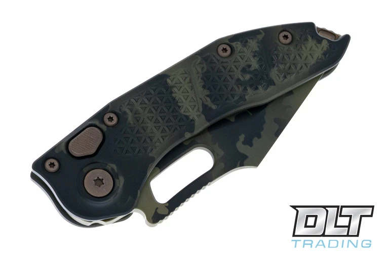 Microtech 169-3OCS Stitch S/E - Olive Camo Handle - Olive Camo Blade - Signature Series 3 Microtech 169-3OCS Stitch S/E - Olive Camo Handle - Olive Camo Blade - Signature Series - Image 3