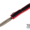 Microtech 206-13RDS Makora D/E - Red Handle - Bronze Blade - Signature Series