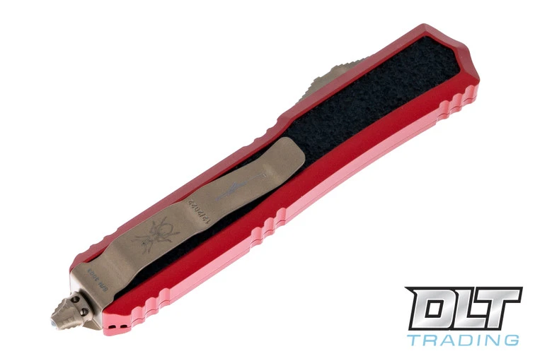 Microtech 206-13RDS Makora D/E - Red Handle - Bronze Blade - Signature Series 4 Microtech 206-13RDS Makora D/E - Red Handle - Bronze Blade - Signature Series - Image 4